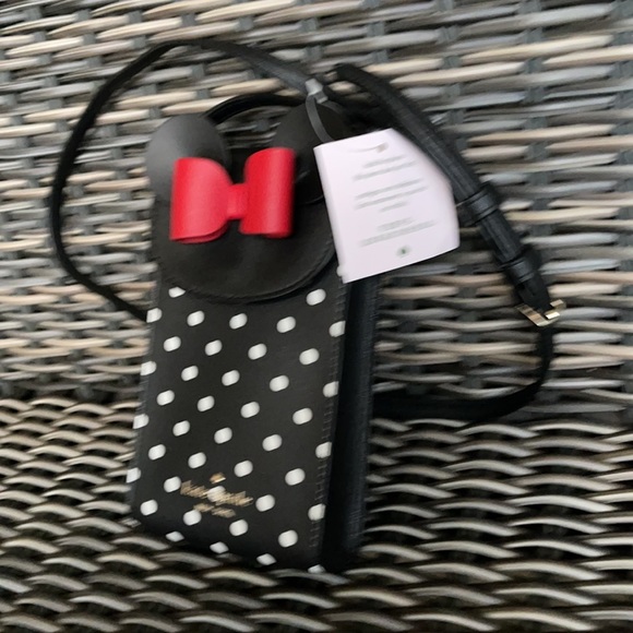 disney x kate spade new york minnie mouse north south flap phone crossbody - Picture 13 of 16